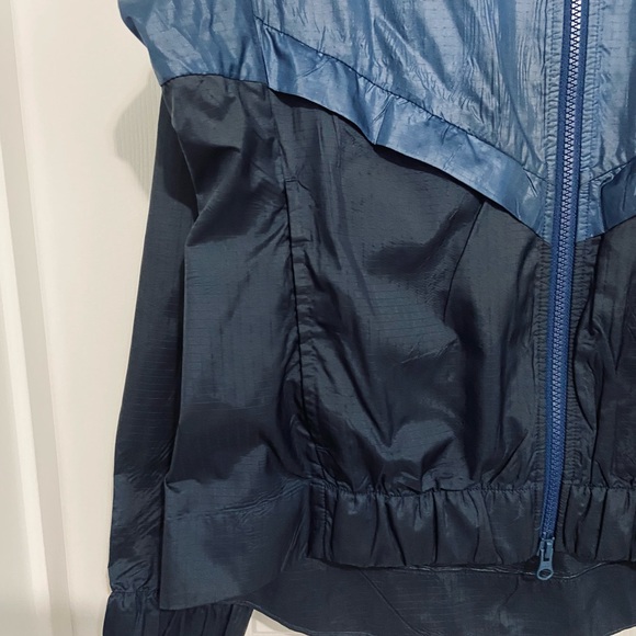 BNWOT MEN NIKE VINTAGE 'OLD SCHOOL' POLYESTER FULL ZIP JACKET NAVY US MEDIUM (M) - Picture 3 of 14